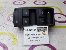 Comando de Vidros Frt / Esq  Opel Insignia   Cv de 2015 - Ref OEM : 22915121